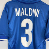 1997/98 ITALY MALDINI 3 HOME SHIRT (L) NIKE - Cult Kits - Large - Buy Vintage Football Shirts, Authentic Retro Football Shirts For Sale, Classic Football Shirts & Soccer Jersey