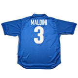 Buy 1997/98 Italy Maldini 3 Home Shirt (XL) Nike ~ Free worldwide shipping available ~ Authentic Vintage Football Shirts from Cult Kits