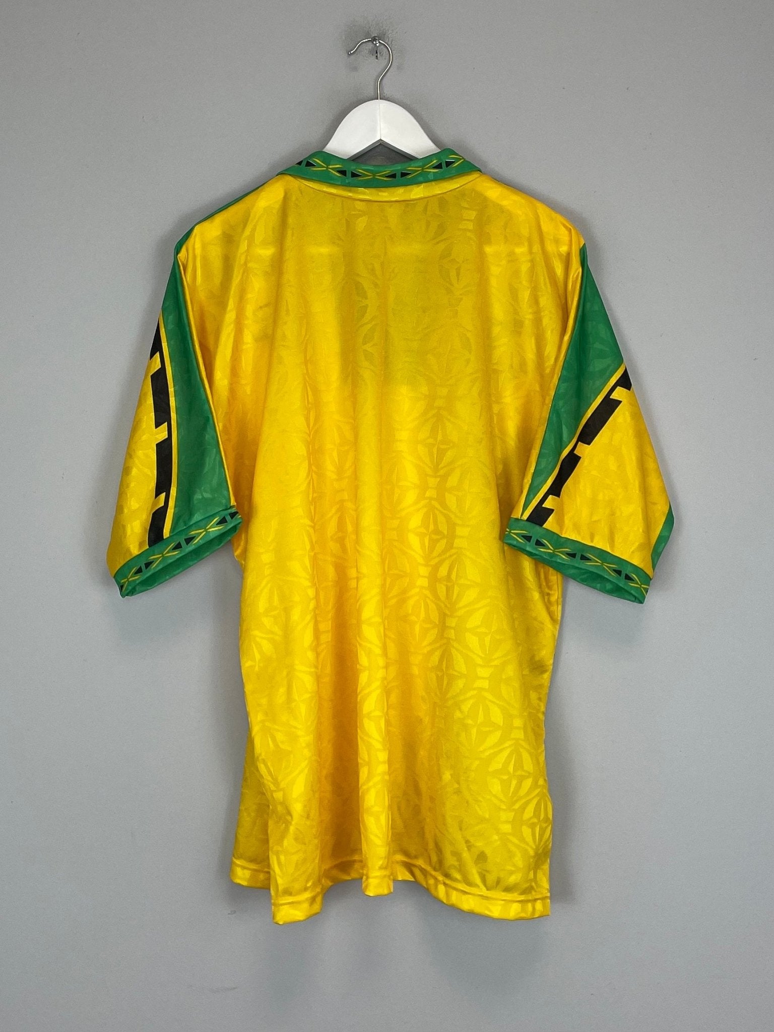 Shop 1997/98 JAMAICA HOME SHIRT (XL) KAPPA, classic football shirts, vintage football shirts & retro soccer jerseys at Cult Kits