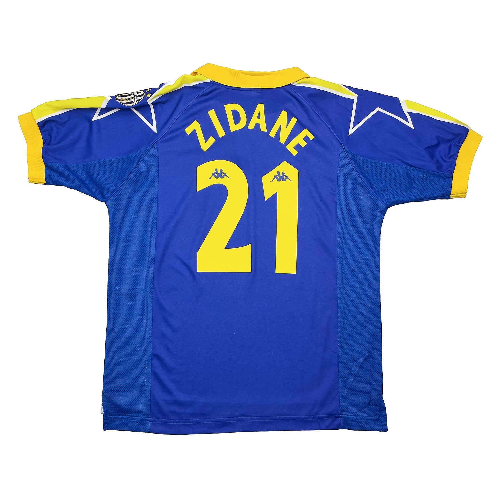 Buy 1997/98 Juventus Zidane 21 Away Shirt (L) Kappa ~ Free worldwide shipping ~ Authentic Vintage Football Shirts from Cult Kits