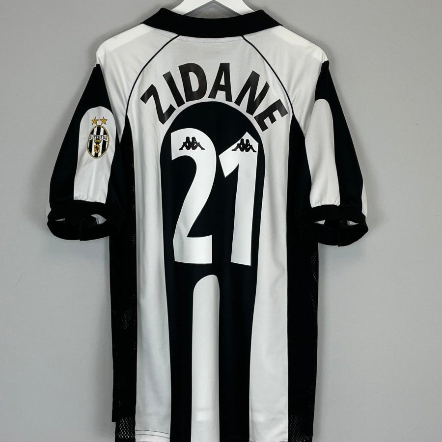 1997/98 JUVENTUS ZIDANE 21 HOME SHIRT (XL) KAPPA - Cult Kits - XL - Buy Vintage Football Shirts, Authentic Retro Football Shirts For Sale, Classic Football Shirts & Soccer Jersey