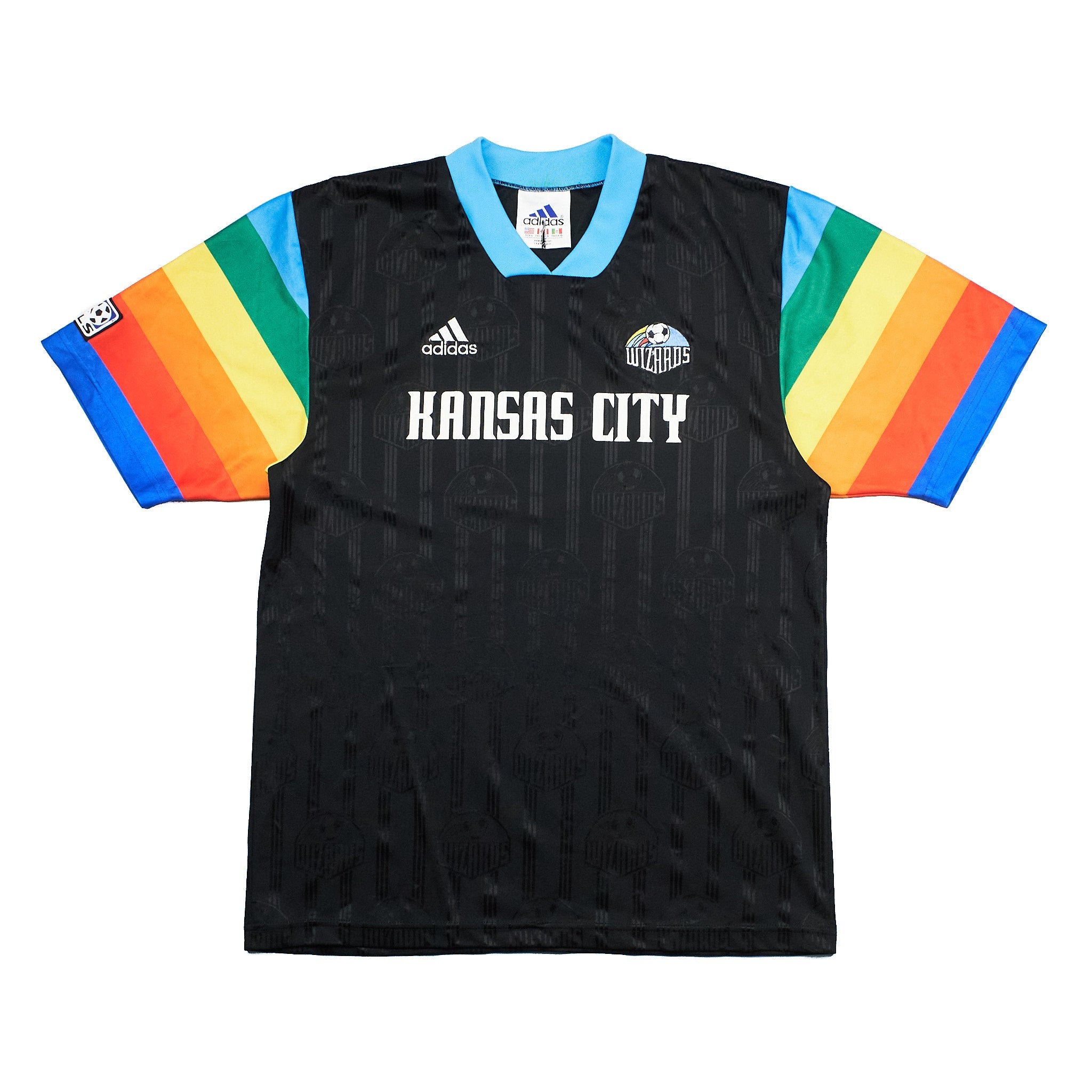Buy 1997/98 Kansas City Wizards Home Shirt (L) Adidas ~ Free worldwide shipping ~ Authentic Vintage Football Shirts from Cult Kits