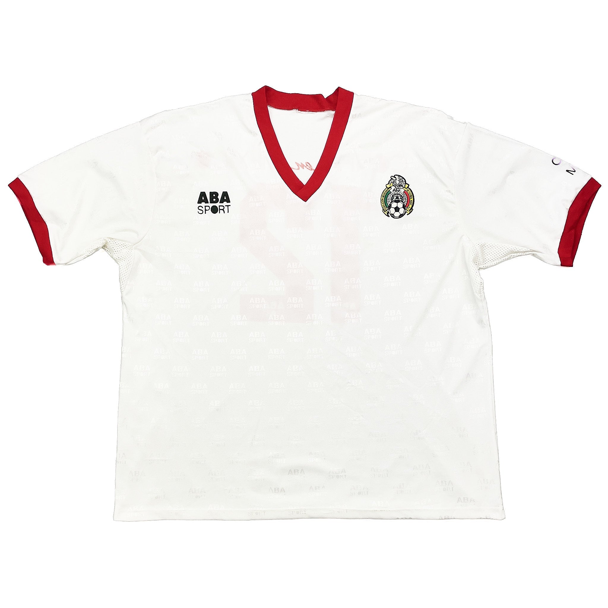 Buy 1997/98 Mexico 12 *Player Issue* Training Shirt (L) ABA Sport ~ Free worldwide shipping available ~ Authentic Vintage Football Shirts from Cult Kits