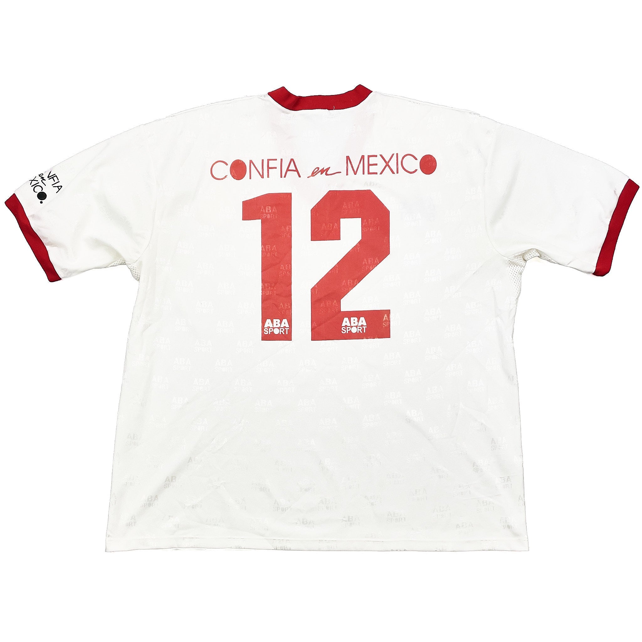 Buy 1997/98 Mexico 12 *Player Issue* Training Shirt (L) ABA Sport ~ Free worldwide shipping available ~ Authentic Vintage Football Shirts from Cult Kits
