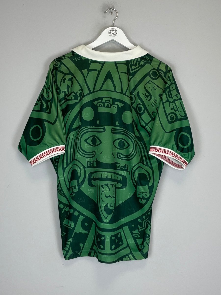 1997/98 MEXICO HOME SHIRT (L) ABA SPORT - Cult Kits - Large - Buy Vintage Football Shirts, Authentic Retro Football Shirts For Sale, Classic Football Shirts & Soccer Jersey