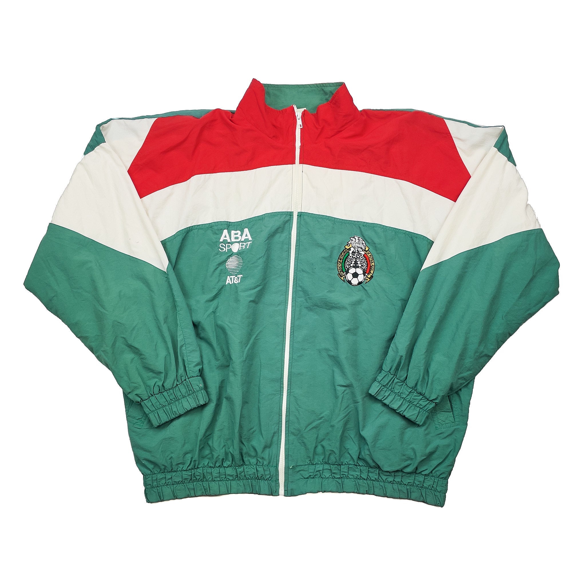Buy 1997/98 Mexico Track Jacket (L) ABA Sport ~ Free worldwide shipping ~ Authentic Vintage Football Shirts from Cult Kits