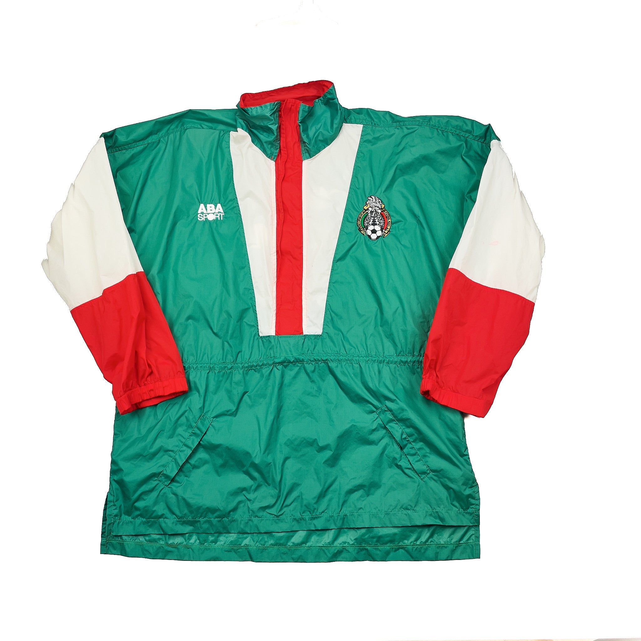 Buy 1997/98 MEXICO WINDBREAKER JACKET (XL) ABA SPORT ~ Free worldwide shipping available ~ Authentic Vintage Football Shirts from Cult Kits