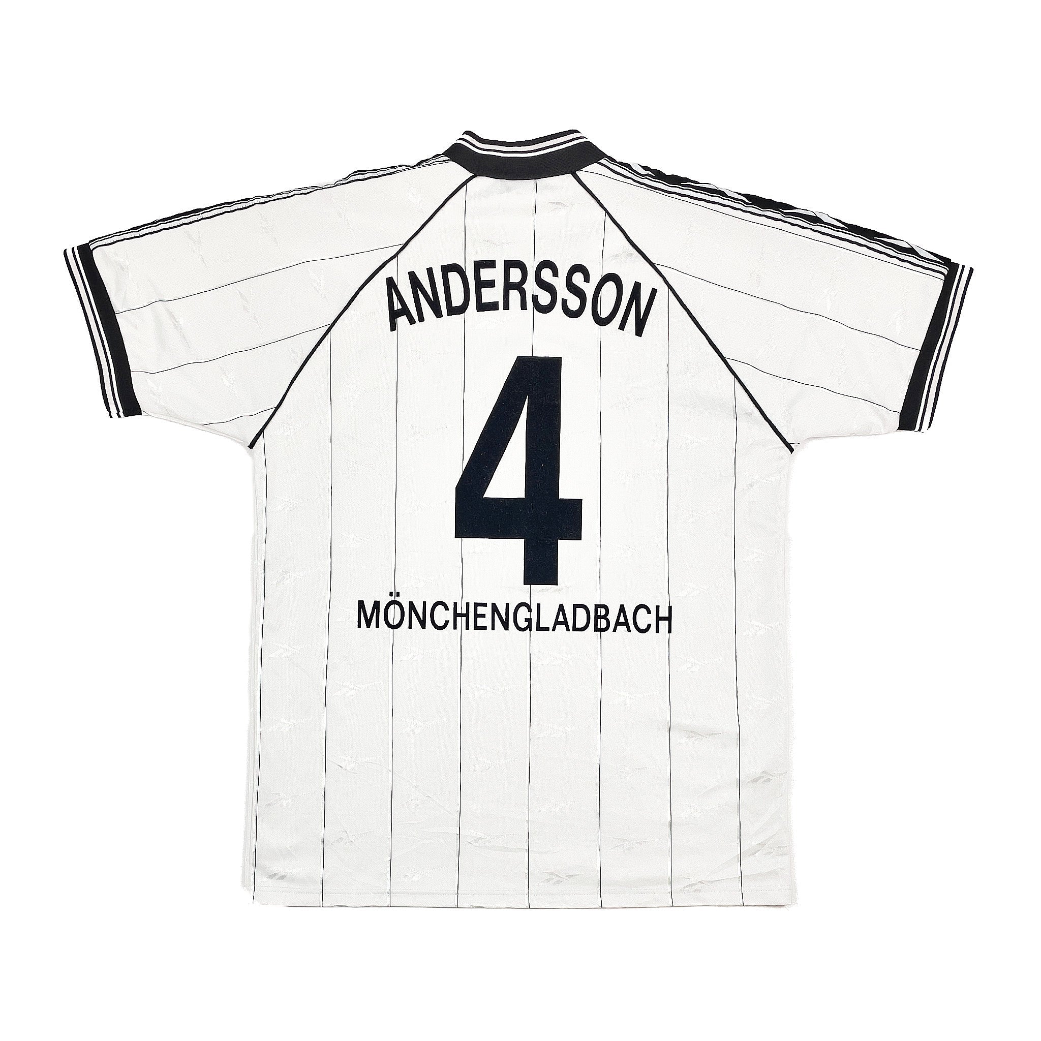 Buy 1997/98 MONCHENGLADBACH ANDERSSON 4 HOME SHIRT (L) REEBOK ~ Free worldwide shipping available ~ Authentic Vintage Football Shirts from Cult Kits