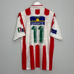 Shop 1997/98 NECAXA #11 HOME SHIRT (L) UMBRO, classic football shirts, vintage football shirts & retro soccer jerseys at Cult Kits