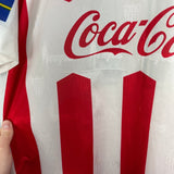 Shop 1997/98 NECAXA #11 HOME SHIRT (L) UMBRO, classic football shirts, vintage football shirts & retro soccer jerseys at Cult Kits