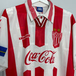 Shop 1997/98 NECAXA #11 HOME SHIRT (L) UMBRO, classic football shirts, vintage football shirts & retro soccer jerseys at Cult Kits