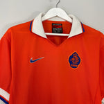 Shop 1997/98 NETHERLANDS HOME SHIRT (M) NIKE, classic football shirts, vintage football shirts & retro soccer jerseys at Cult Kits