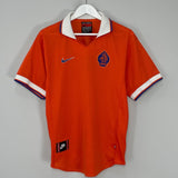 Shop 1997/98 NETHERLANDS HOME SHIRT (M) NIKE, classic football shirts, vintage football shirts & retro soccer jerseys at Cult Kits