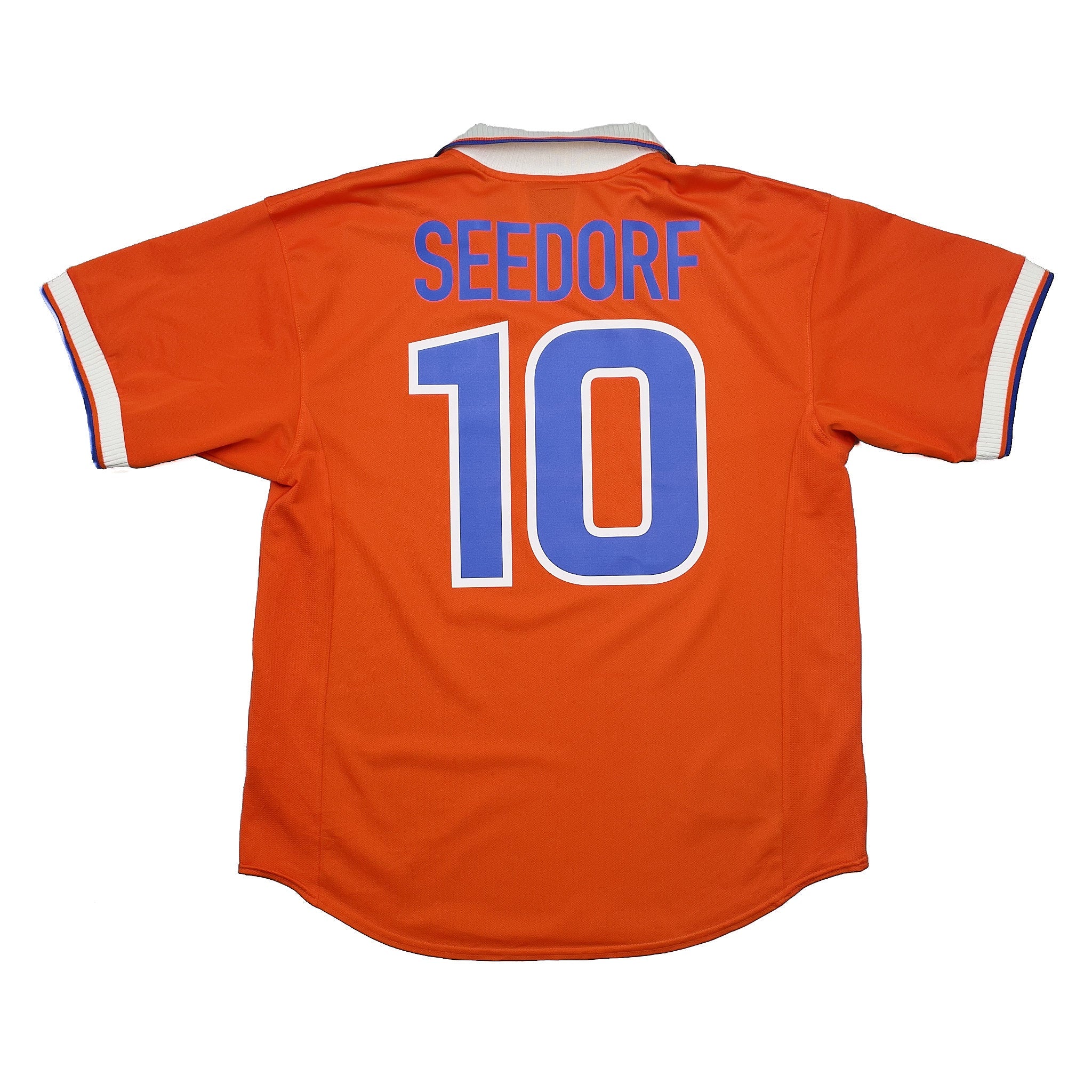 Buy 1997/98 Netherlands Seedorf 10 Home Shirt (L) Nike ~ Free worldwide shipping available ~ Authentic Vintage Football Shirts from Cult Kits