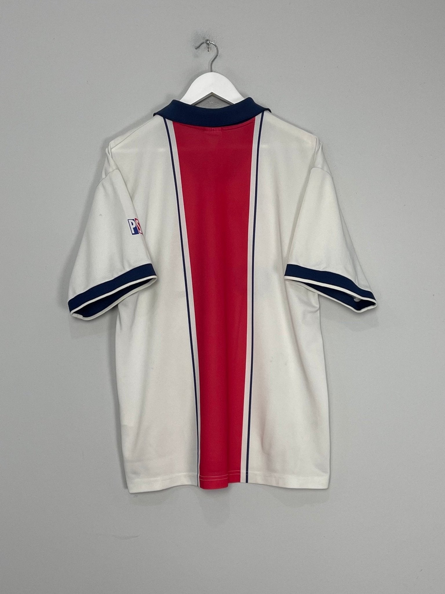 Shop 1997/98 PSG AWAY SHIRT (XL) NIKE, classic football shirts, vintage football shirts & retro soccer jerseys at Cult Kits