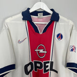 Shop 1997/98 PSG AWAY SHIRT (XL) NIKE, classic football shirts, vintage football shirts & retro soccer jerseys at Cult Kits