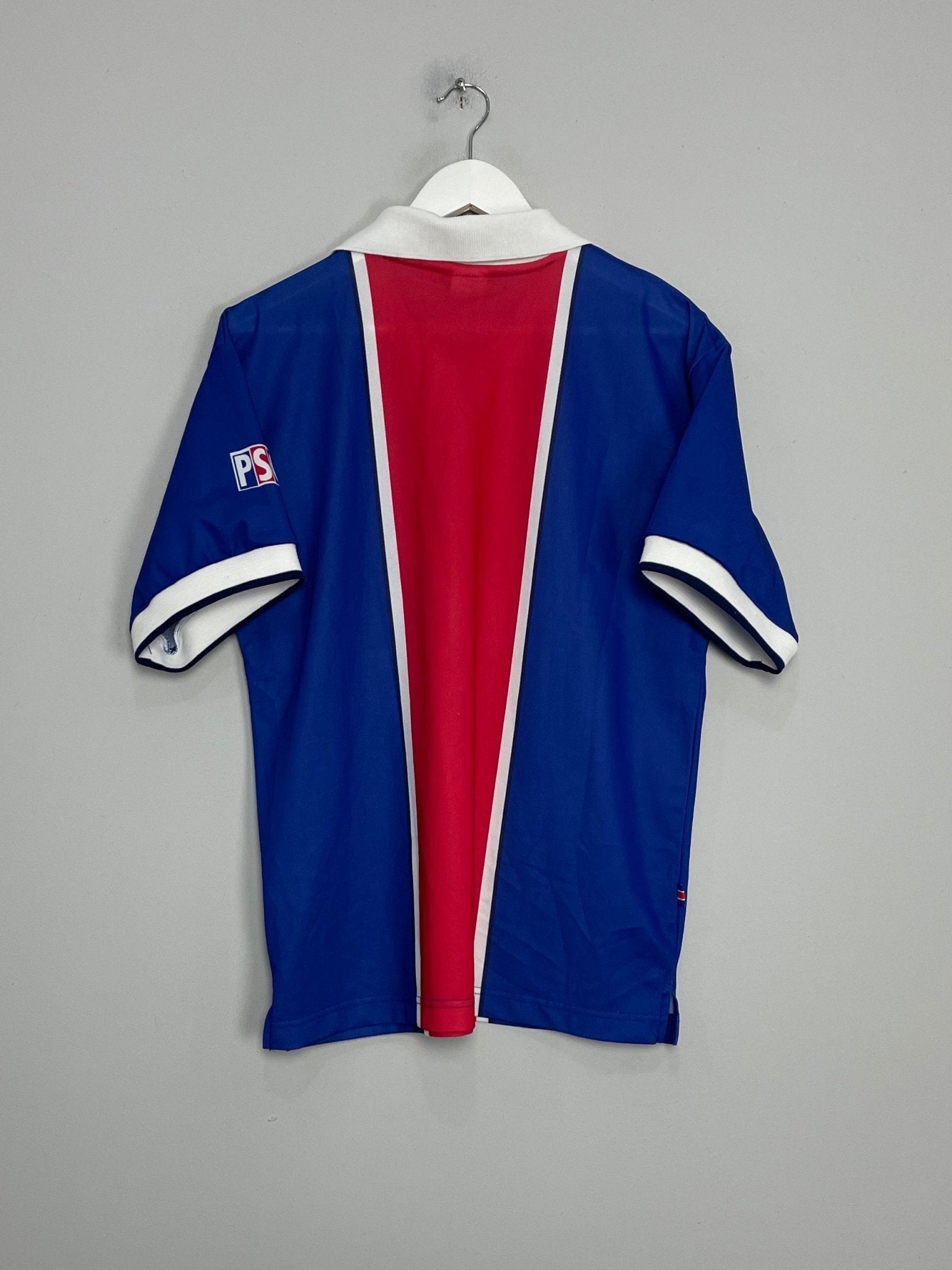 Shop 1997/98 PSG HOME SHIRT (M) NIKE, classic football shirts, vintage football shirts & retro soccer jerseys at Cult Kits