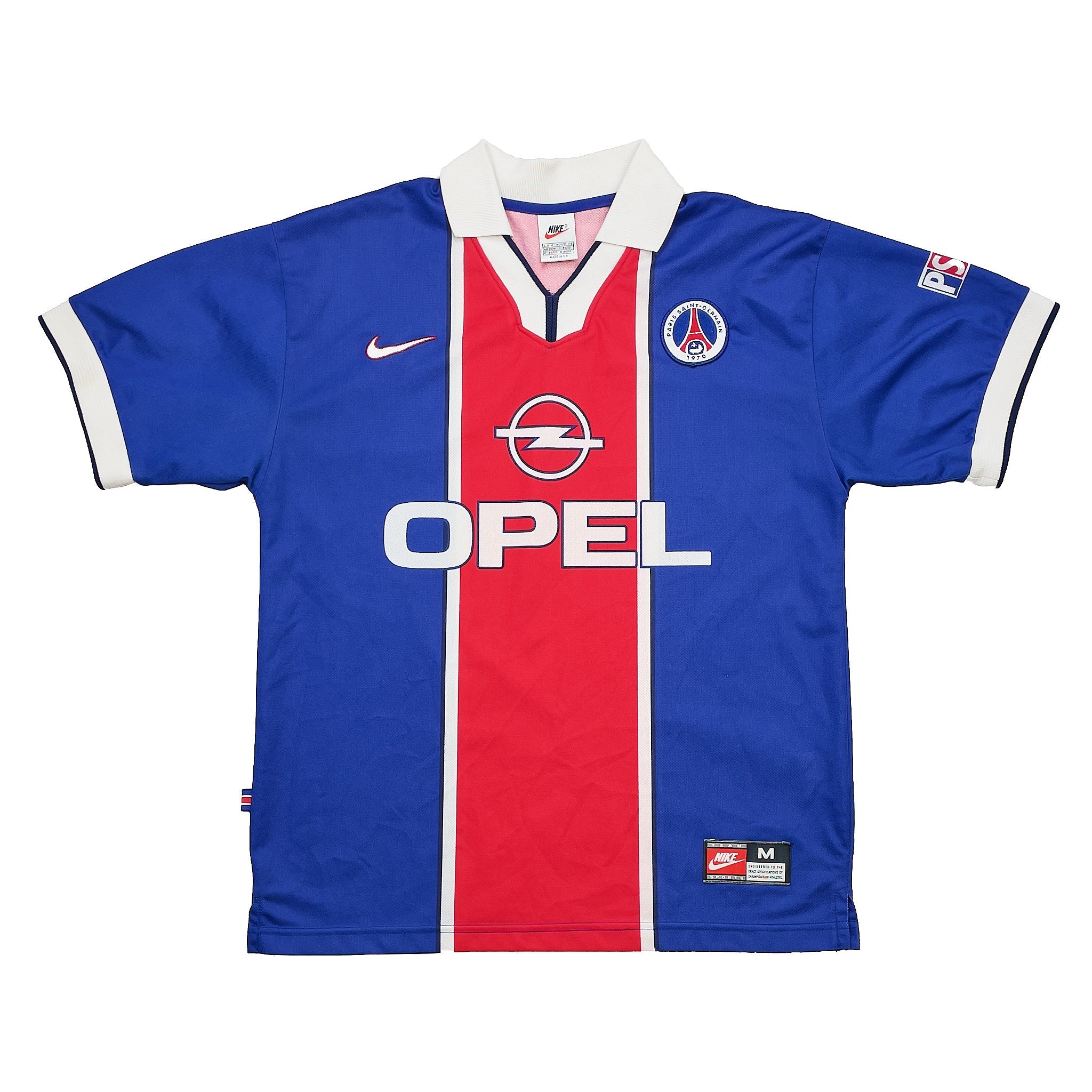 Buy 1997/98 PSG Home Shirt (M) Nike ~ Free worldwide shipping available ~ Authentic Vintage Football Shirts from Cult Kits