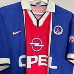 Shop 1997/98 PSG HOME SHIRT (XL) NIKE, classic football shirts, vintage football shirts & retro soccer jerseys at Cult Kits