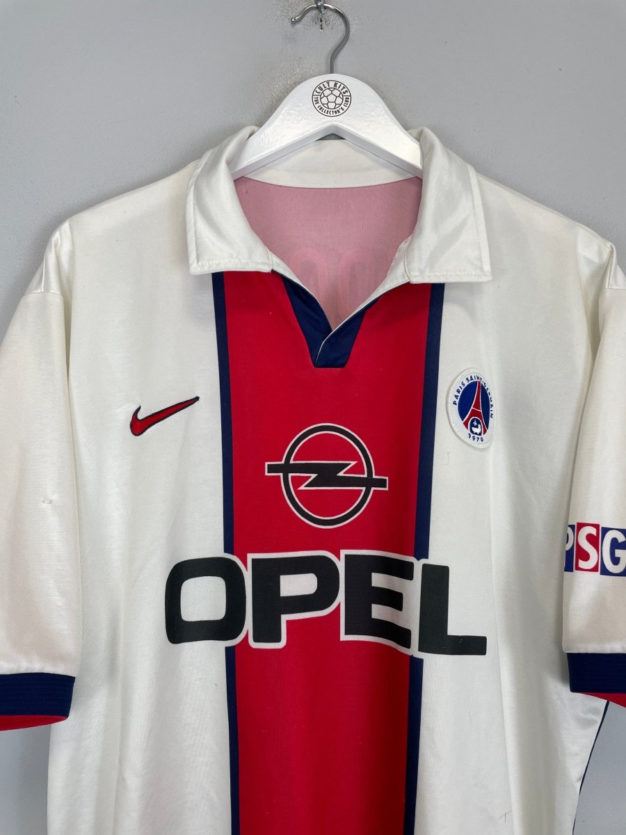 1997/98 PSG OKOCHA 10 AWAY SHIRT (XL) NIKE - Cult Kits - XL - Buy Vintage Football Shirts, Authentic Retro Football Shirts For Sale, Classic Football Shirts & Soccer Jersey