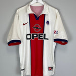 1997/98 PSG OKOCHA 10 AWAY SHIRT (XL) NIKE - Cult Kits - XL - Buy Vintage Football Shirts, Authentic Retro Football Shirts For Sale, Classic Football Shirts & Soccer Jersey