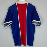 Shop 1997/98 PSG *PLAYER ISSUE* HOME SHIRT (L) NIKE, classic football shirts, vintage football shirts & retro soccer jerseys at Cult Kits
