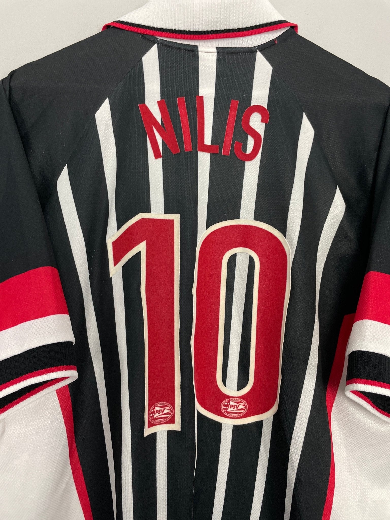 Shop 1997/98 PSV NILIS #10 AWAY SHIRT (XXL) NIKE, classic football shirts, vintage football shirts & retro soccer jerseys at Cult Kits