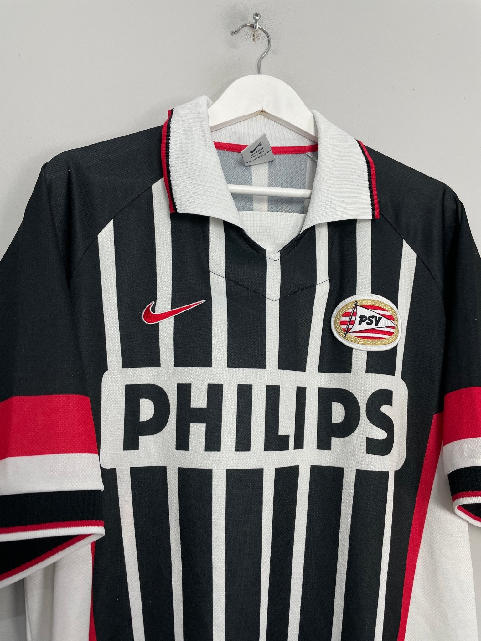 Shop 1997/98 PSV NILIS #10 AWAY SHIRT (XXL) NIKE, classic football shirts, vintage football shirts & retro soccer jerseys at Cult Kits