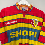 Shop 1997/98 RC LENS HOME SHIRT (L) UMBRO, classic football shirts, vintage football shirts & retro soccer jerseys at Cult Kits
