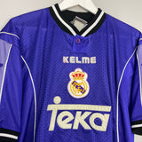 Shop 1997/98 REAL MADRID AWAY SHIRT (M) KELME, classic football shirts, vintage football shirts & retro soccer jerseys at Cult Kits
