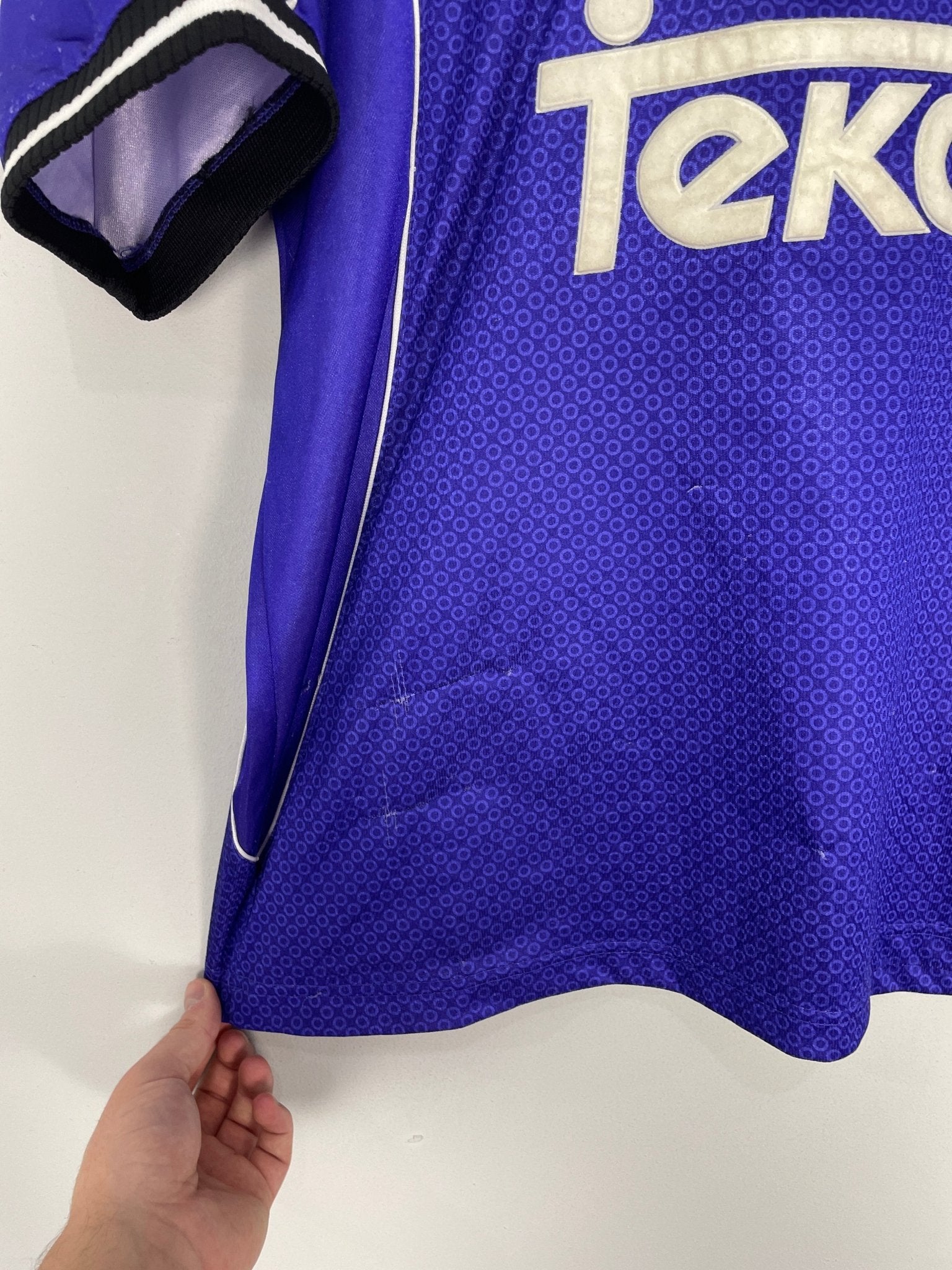 Shop 1997/98 REAL MADRID AWAY SHIRT (S) KELME, classic football shirts, vintage football shirts & retro soccer jerseys at Cult Kits