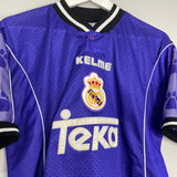 Shop 1997/98 REAL MADRID AWAY SHIRT (S) KELME, classic football shirts, vintage football shirts & retro soccer jerseys at Cult Kits