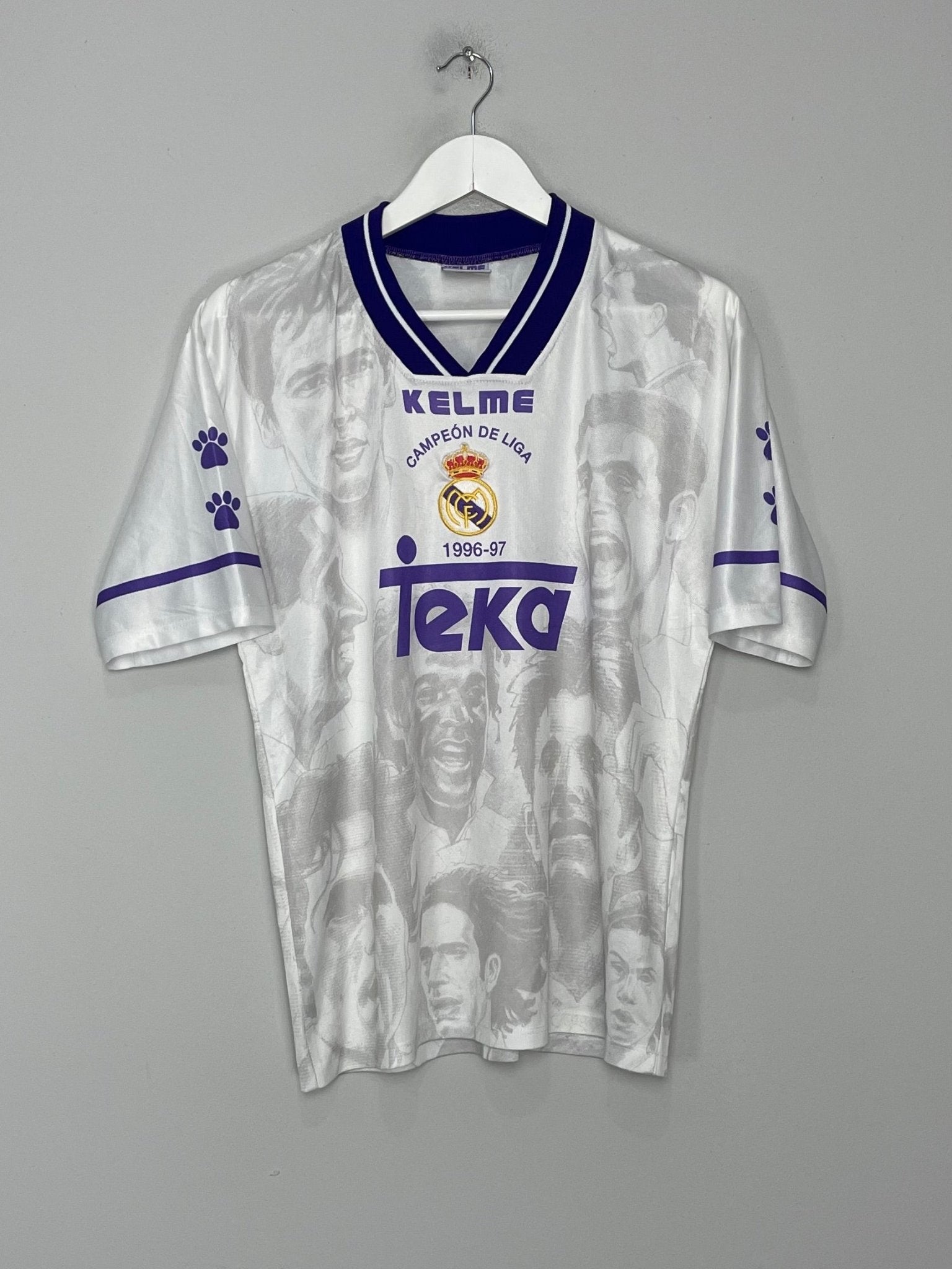 1997/98 REAL MADRID 'CAMPEON' DE LIGA' SPECIAL SHIRT (S) KELME