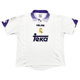 Buy 1997/98 REAL MADRID RAUL 7 HOME SHIRT (M) KELME ~ Free worldwide shipping available ~ Authentic Vintage Football Shirts from Cult Kits