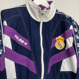 Shop 1997/98 REAL MADRID TRACK JACKET (L) KELME, classic football shirts, vintage football shirts & retro soccer jerseys at Cult Kits