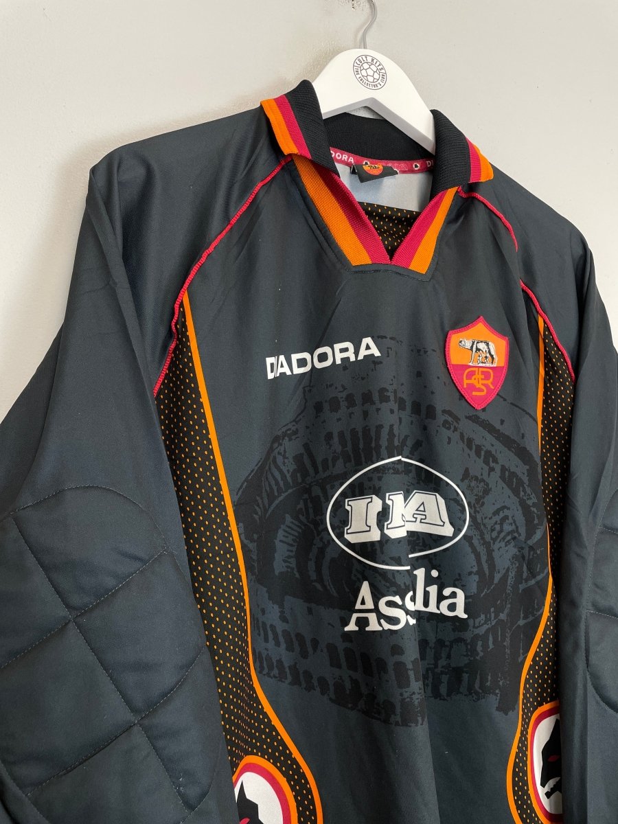 1997/98 ROMA GK SHIRT (M) DIADORA - Cult Kits - Medium - Buy Vintage Football Shirts, Authentic Retro Football Shirts For Sale, Classic Football Shirts & Soccer Jersey