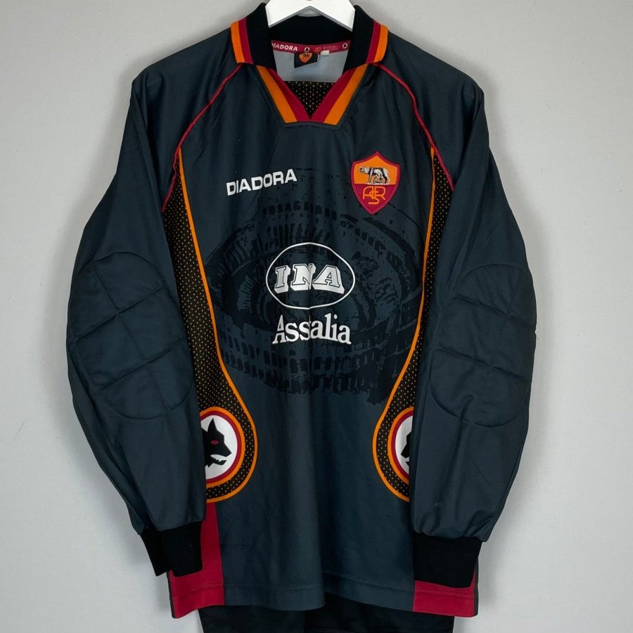 1997/98 ROMA GK SHIRT (M) DIADORA - Cult Kits - Medium - Buy Vintage Football Shirts, Authentic Retro Football Shirts For Sale, Classic Football Shirts & Soccer Jersey