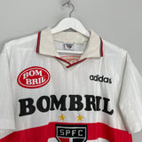 Shop 1997/98 SAO PAULO #10 HOME SHIRT (M) ADIDAS, classic football shirts, vintage football shirts & retro soccer jerseys at Cult Kits
