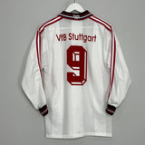 Shop 1997/98 STUTTGART #9 L/S HOME SHIRT (M) ADIDAS, classic football shirts, vintage football shirts & retro soccer jerseys at Cult Kits