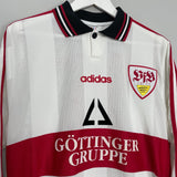 Shop 1997/98 STUTTGART #9 L/S HOME SHIRT (M) ADIDAS, classic football shirts, vintage football shirts & retro soccer jerseys at Cult Kits