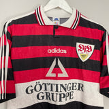 Shop 1997/98 STUTTGART AWAY SHIRT (M) ADIDAS, classic football shirts, vintage football shirts & retro soccer jerseys at Cult Kits