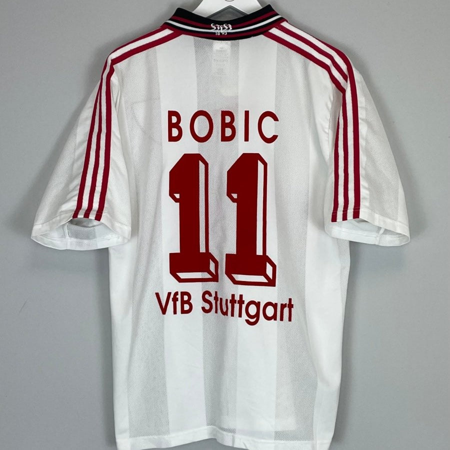 1997/98 STUTTGART BOBIC 11 HOME SHIRT (L) ADIDAS - Cult Kits - Large - Buy Vintage Football Shirts, Authentic Retro Football Shirts For Sale, Classic Football Shirts & Soccer Jersey