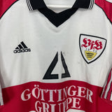 Shop 1997/98 STUTTGART ZEYER #8 HOME SHIRT (L) ADIDAS, classic football shirts, vintage football shirts & retro soccer jerseys at Cult Kits