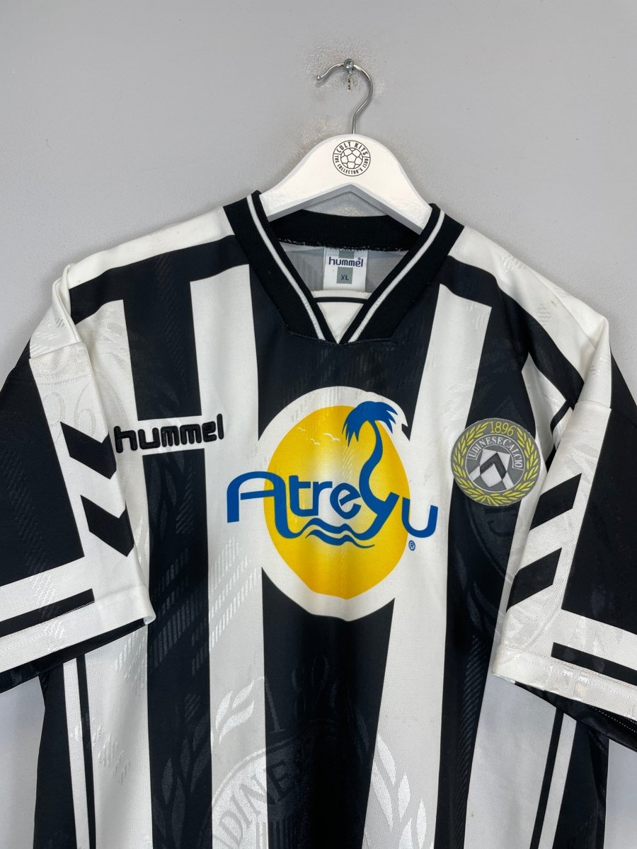 1997/98 UDINESE BIERHOFF 20 HOME SHIRT (XL) HUMMEL - Cult Kits - XL - Buy Vintage Football Shirts, Authentic Retro Football Shirts For Sale, Classic Football Shirts & Soccer Jersey