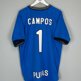 Shop 1997/98 UNAM PUMAS CAMPOS #1 GK SHIRT (XL) NIKE, classic football shirts, vintage football shirts & retro soccer jerseys at Cult Kits