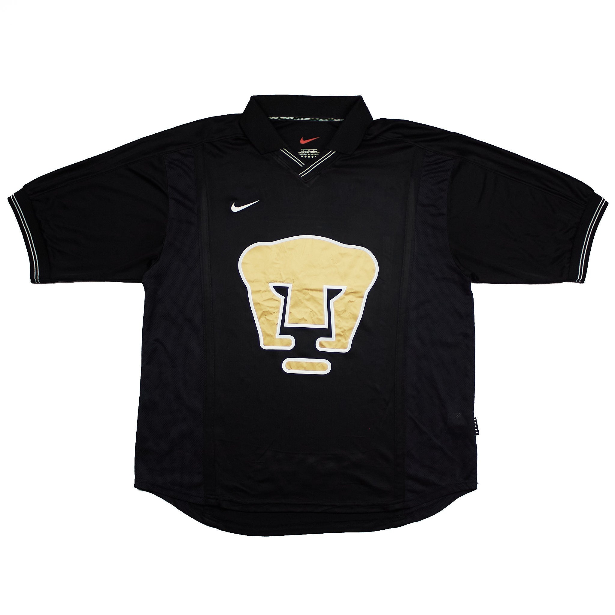Buy 1997/98 UNAM Pumas Campos 1 Goalkeeper Shirt (L) Nike ~ Free worldwide shipping ~ Authentic Vintage Football Shirts from Cult Kits