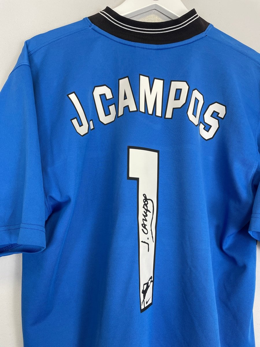 1997/98 UNAM PUMAS CAMPOS 1 *SIGNED* GK SHIRT (M) NIKE - Cult Kits - Medium - Buy Vintage Football Shirts, Authentic Retro Football Shirts For Sale, Classic Football Shirts & Soccer Jersey