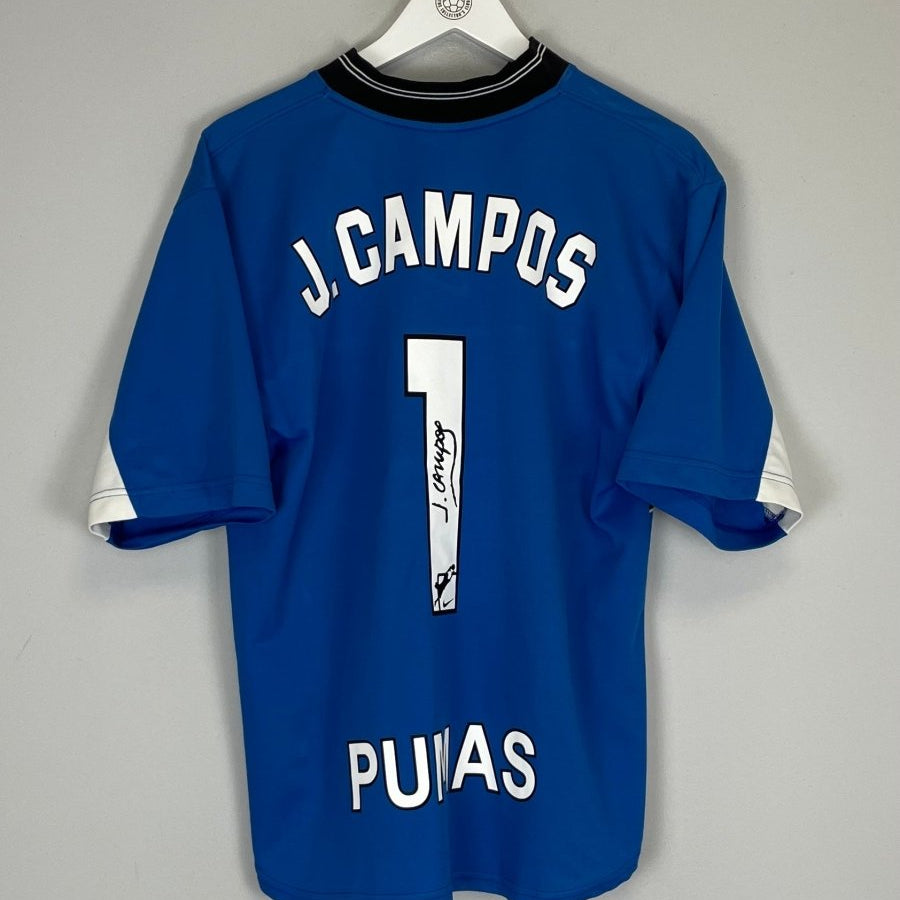 1997/98 UNAM PUMAS CAMPOS 1 *SIGNED* GK SHIRT (M) NIKE - Cult Kits - Medium - Buy Vintage Football Shirts, Authentic Retro Football Shirts For Sale, Classic Football Shirts & Soccer Jersey