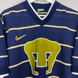 Shop 1997/98 UNAM PUMAS HOME SHIRT (M) NIKE, classic football shirts, vintage football shirts & retro soccer jerseys at Cult Kits