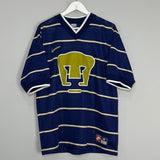 Shop 1997/98 UNAM PUMAS HOME SHIRT (M) NIKE, classic football shirts, vintage football shirts & retro soccer jerseys at Cult Kits